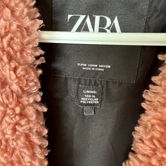 Zara teddy coat - Picture 3 of 4